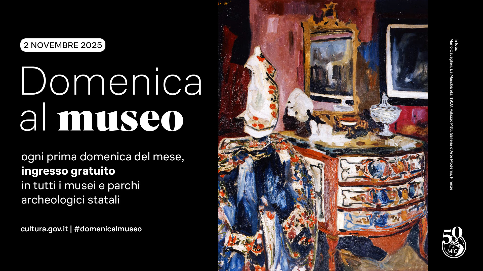 Domenica al museo 2 novembre 2025